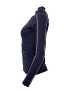 Caitlin Crystal Navy Training Jacket