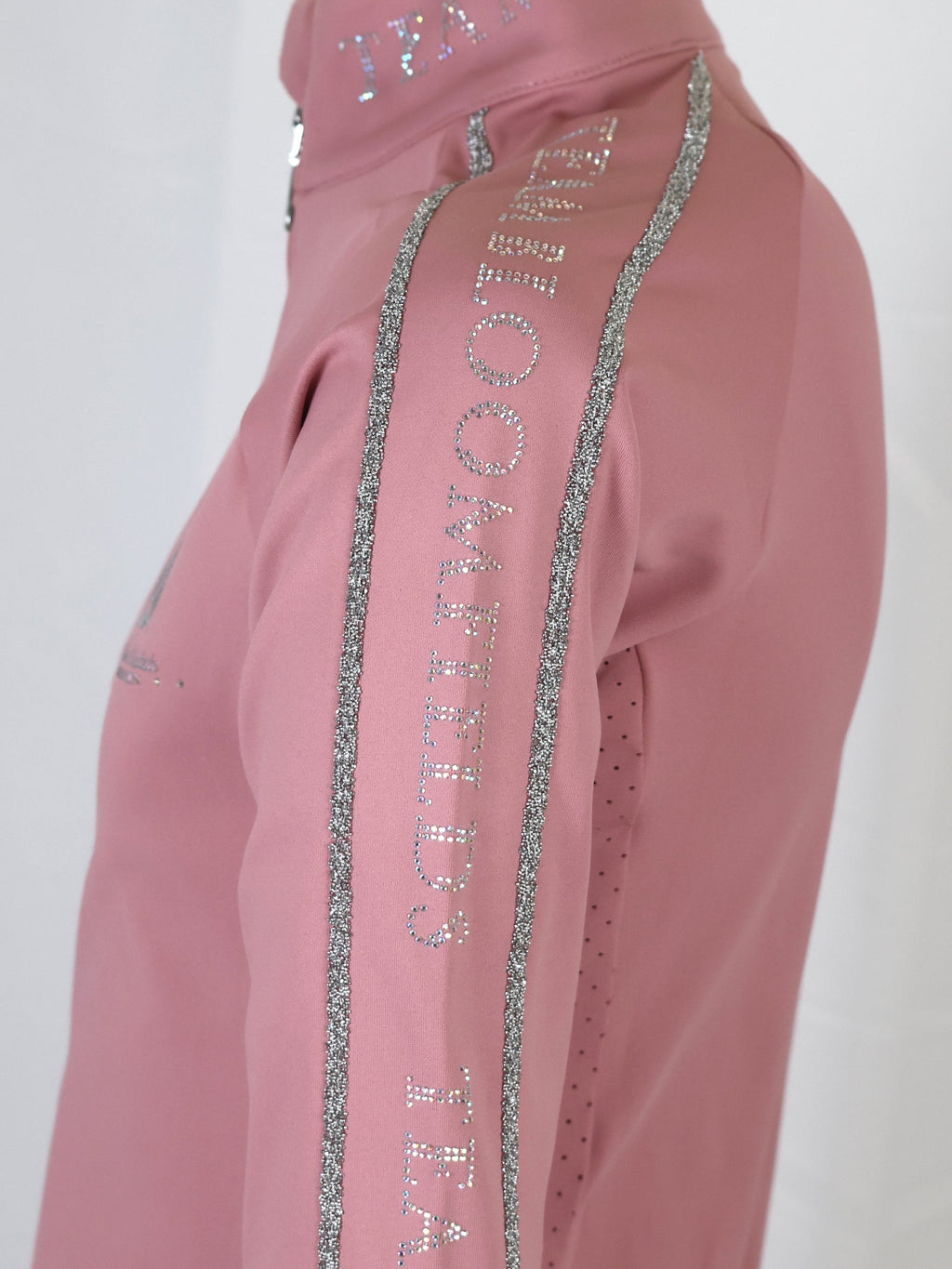 Kids Chloe Pink Crystal Base Layer With Long Sleeves