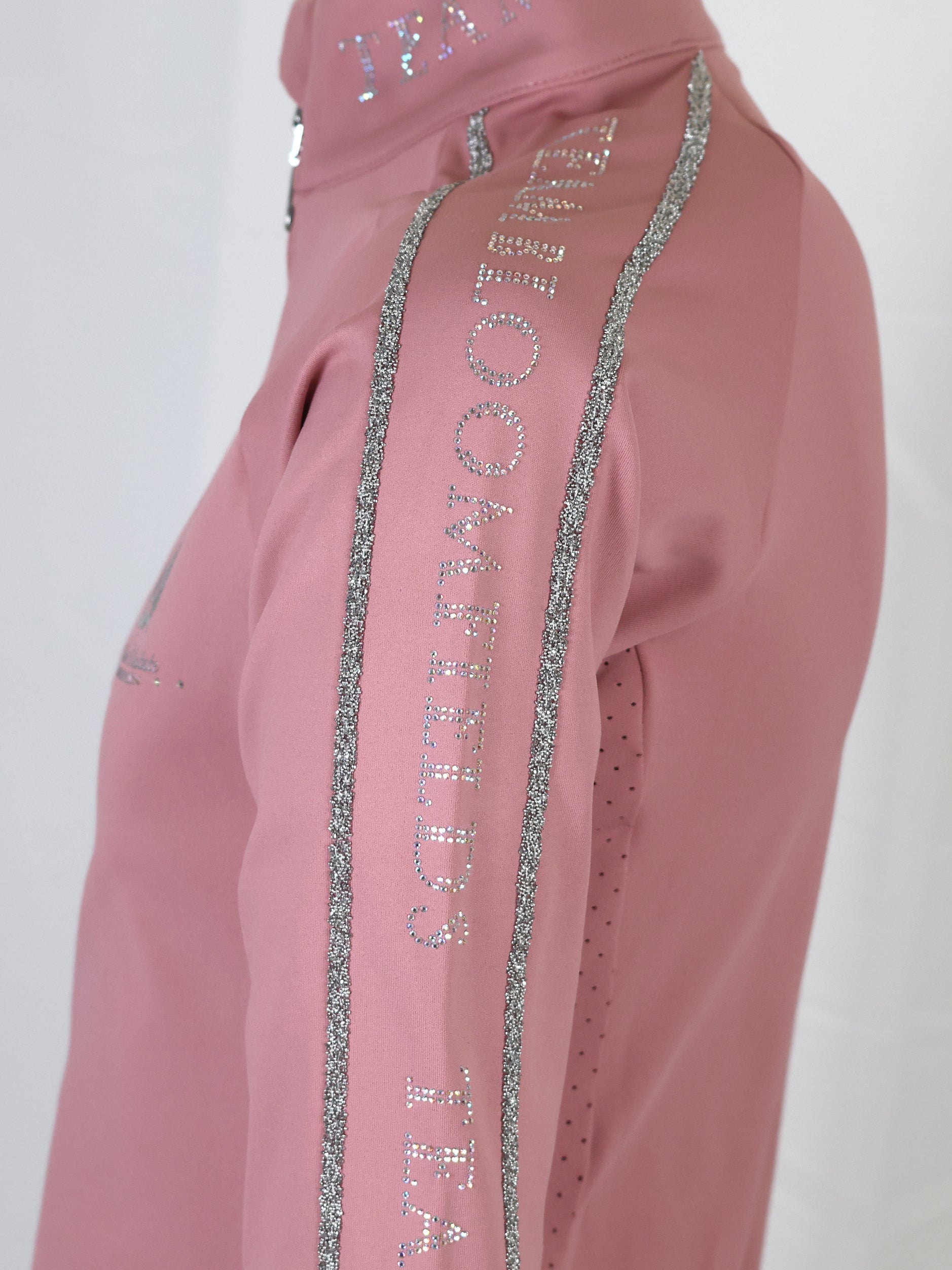 Kids Chloe Pink Crystal Base Layer With Long Sleeves