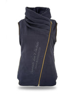 Kids Sienna Navy Country Fleece Gilet