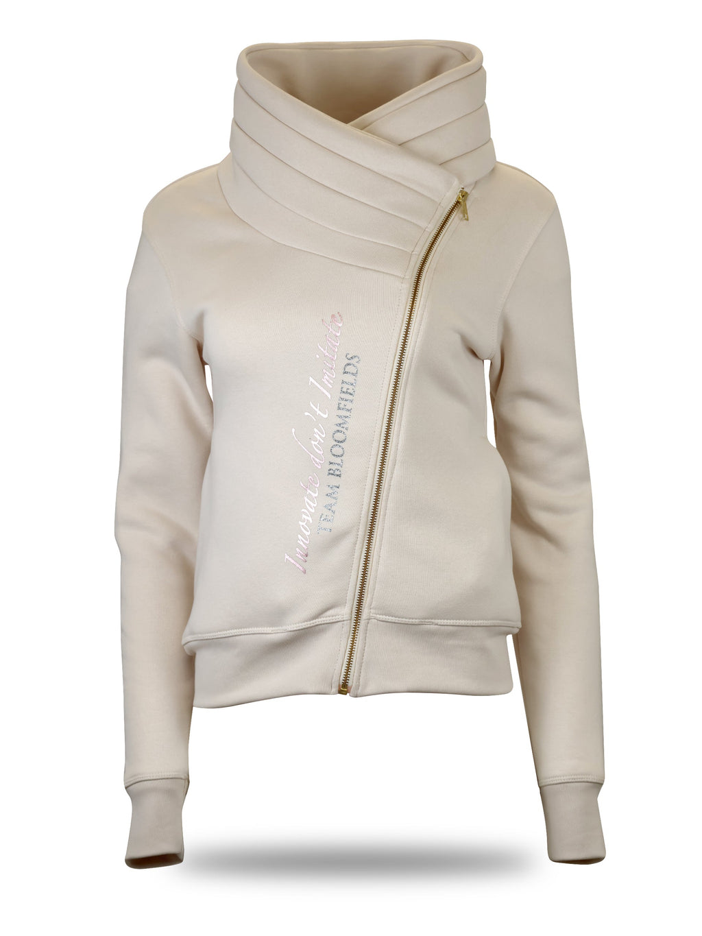 Kids Sabrina Winter White Ruffle Collar Top
