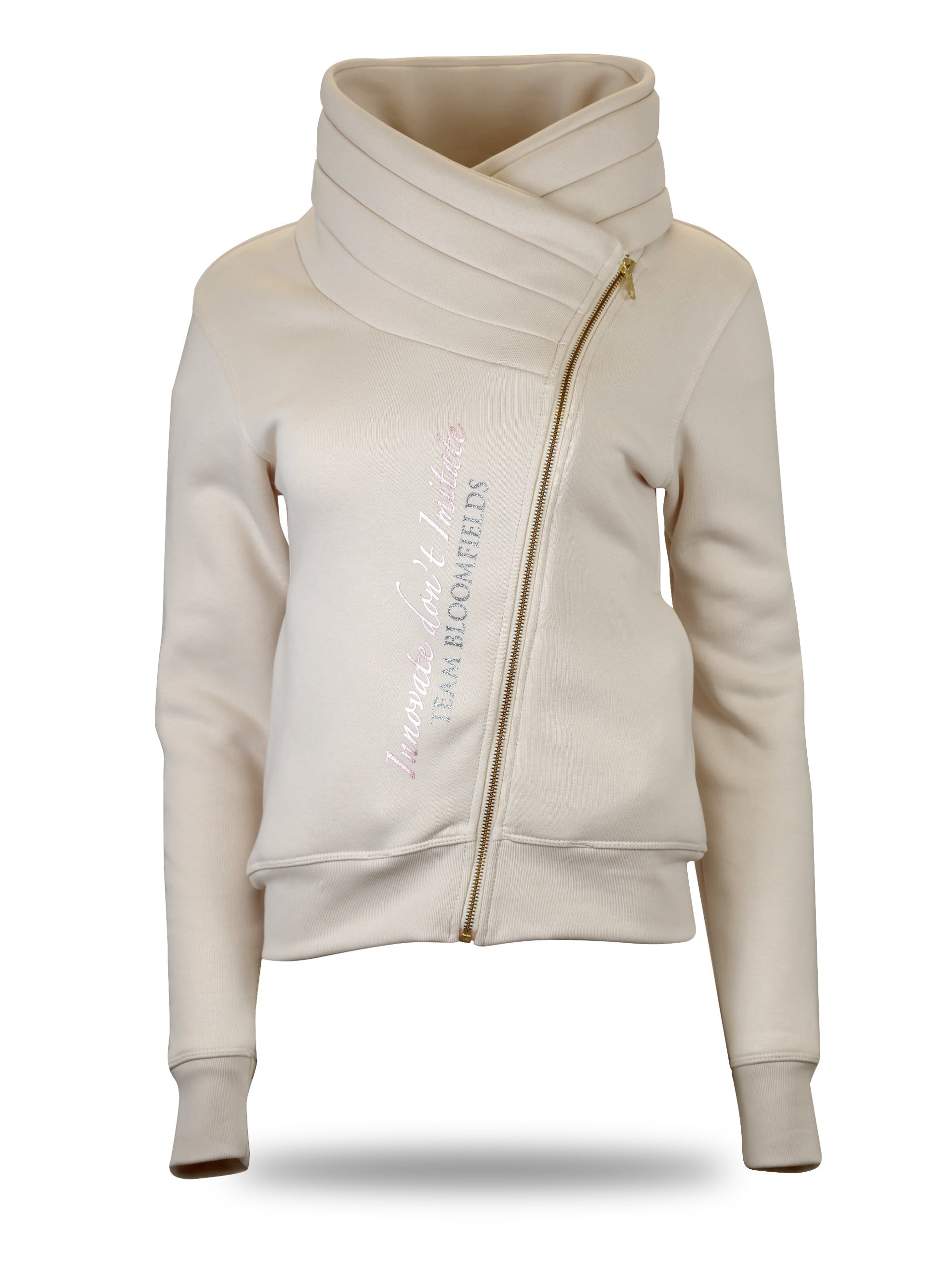 Kids Sabrina Winter White Ruffle Collar Top