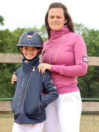 Sabrina Sport in Pink With Ruffle Collar Top