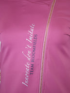 Kids Sabrina Sport in Pink With Ruffle Collar Top
