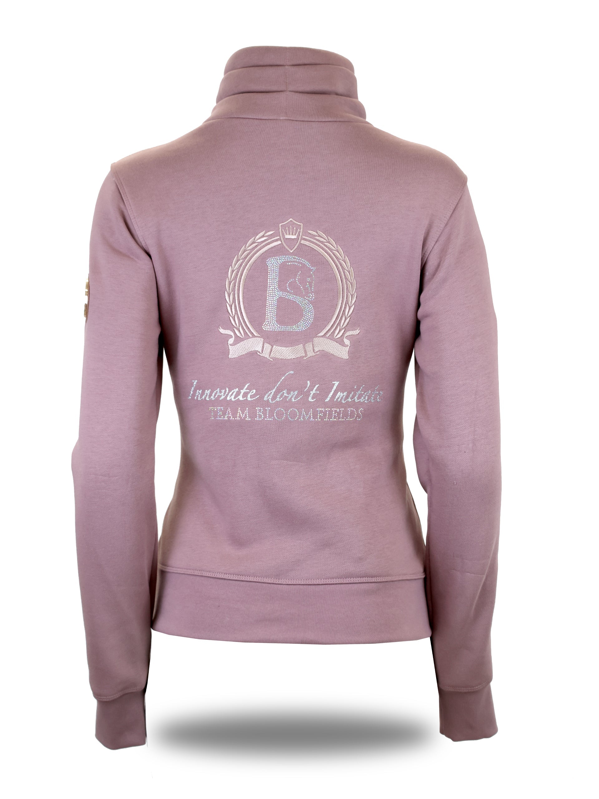 Kids Sade in Heather with Quarter Zip Top