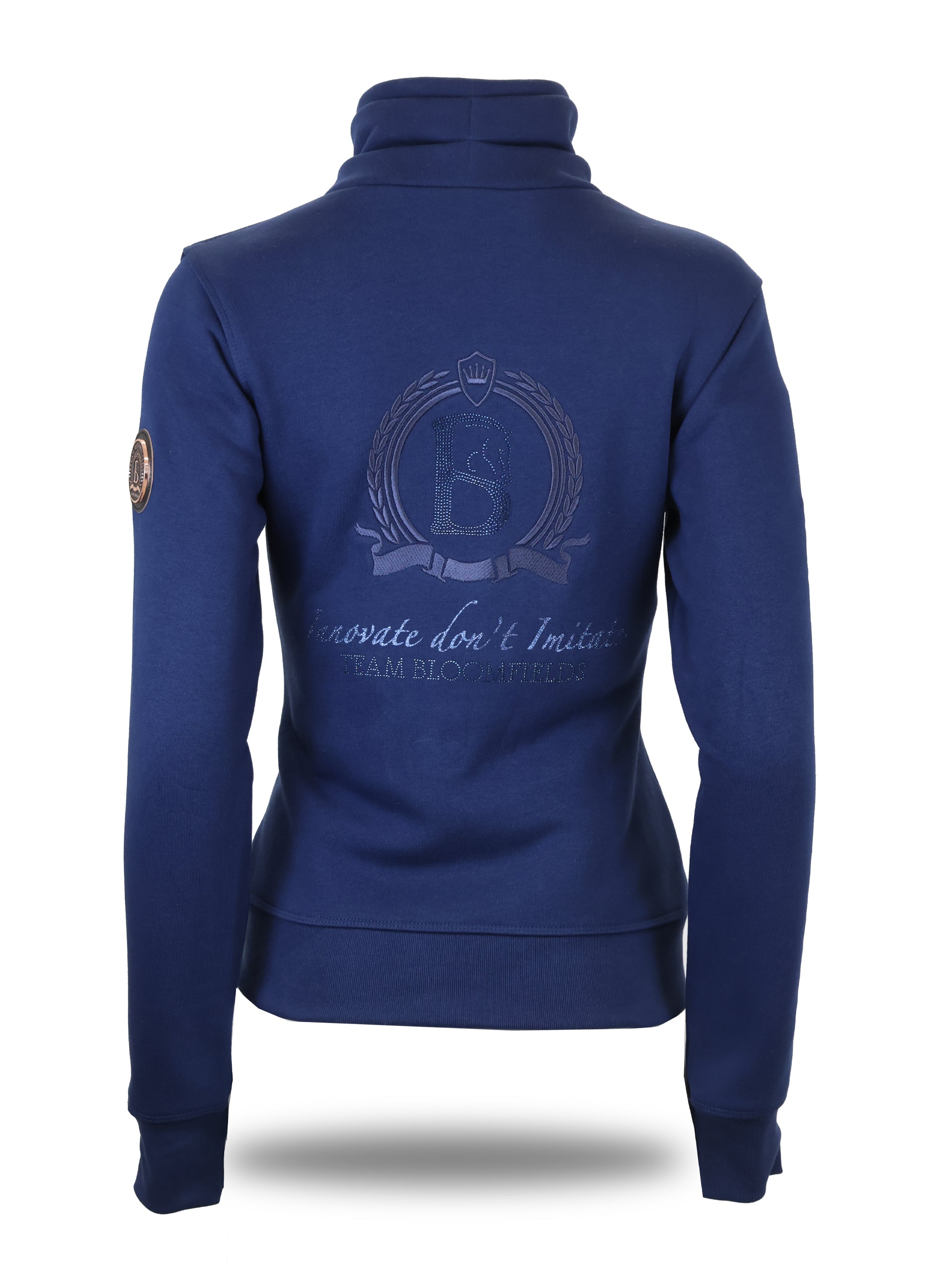 Kids Sade in Navy & Navy Quarter Zip Top