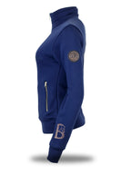 Kids Sade in Navy & Navy Quarter Zip Top