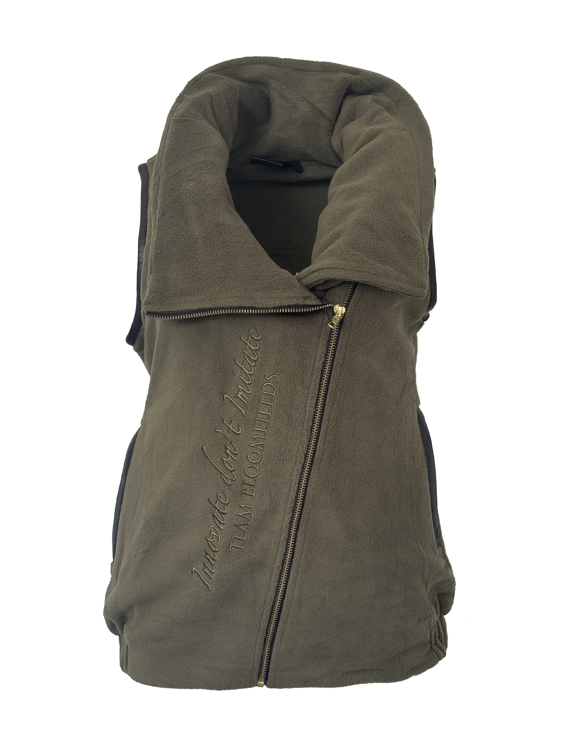 Sienna Country Fleece Sage Gilet