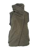 Sienna Country Fleece Sage Gilet