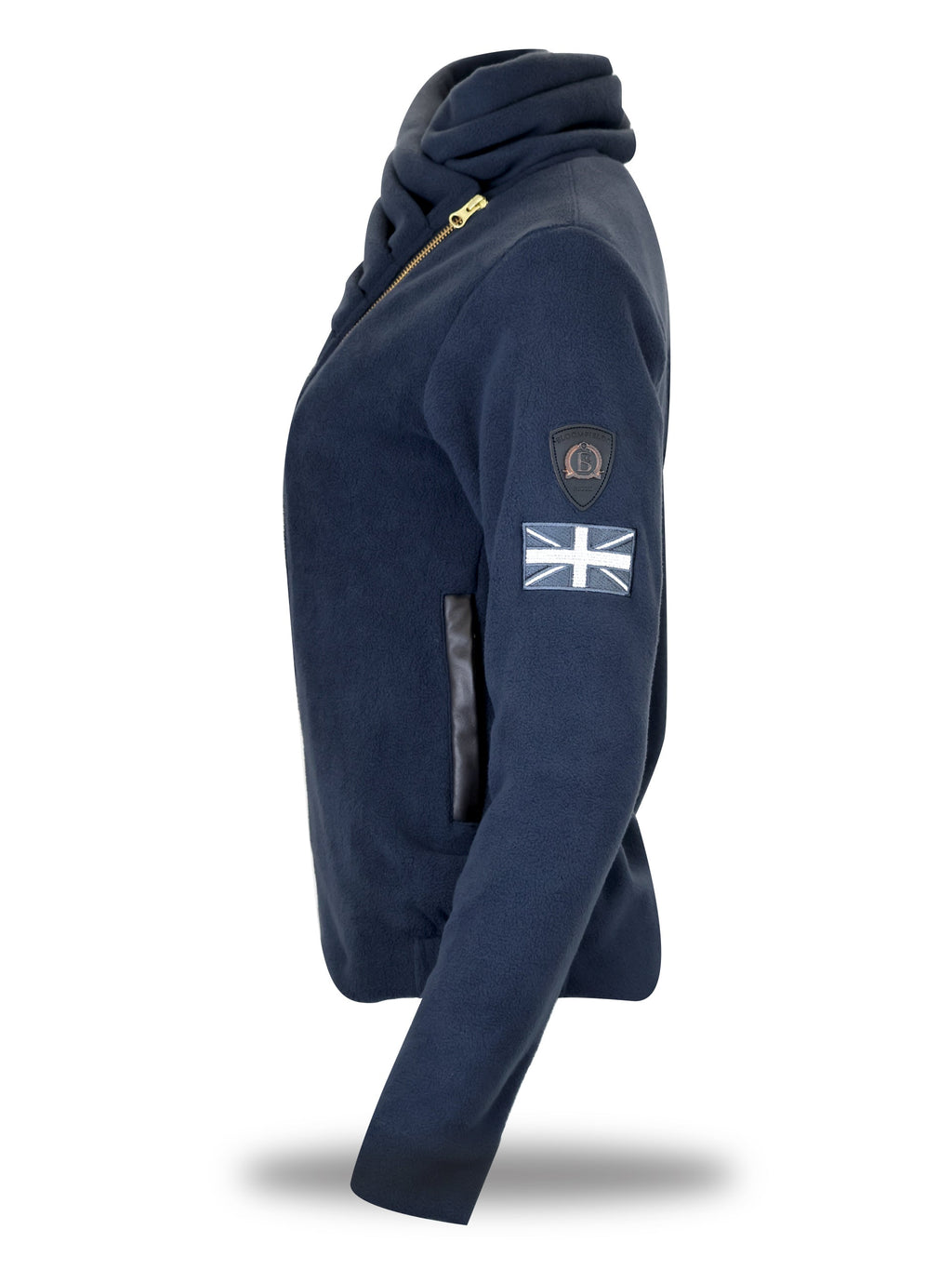 Kids Selena Navy Fleece Jacket