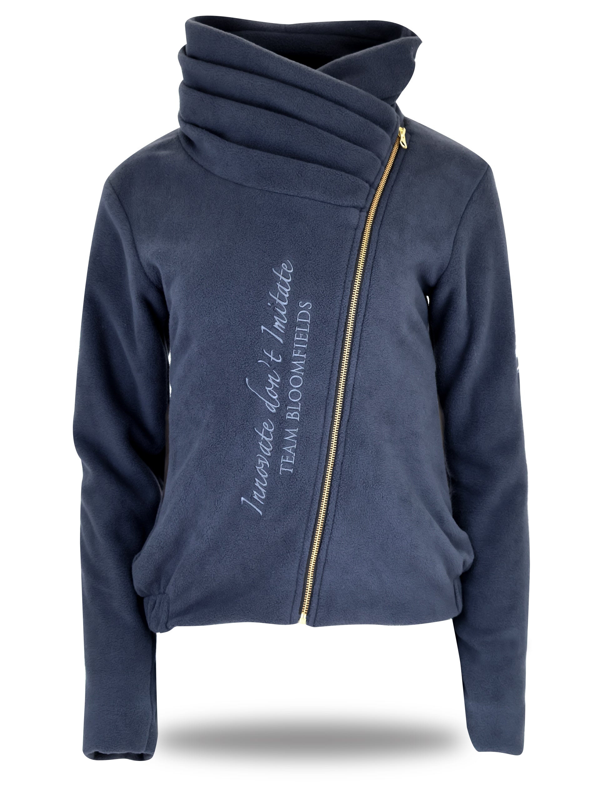 Selena Navy Fleece Jacket