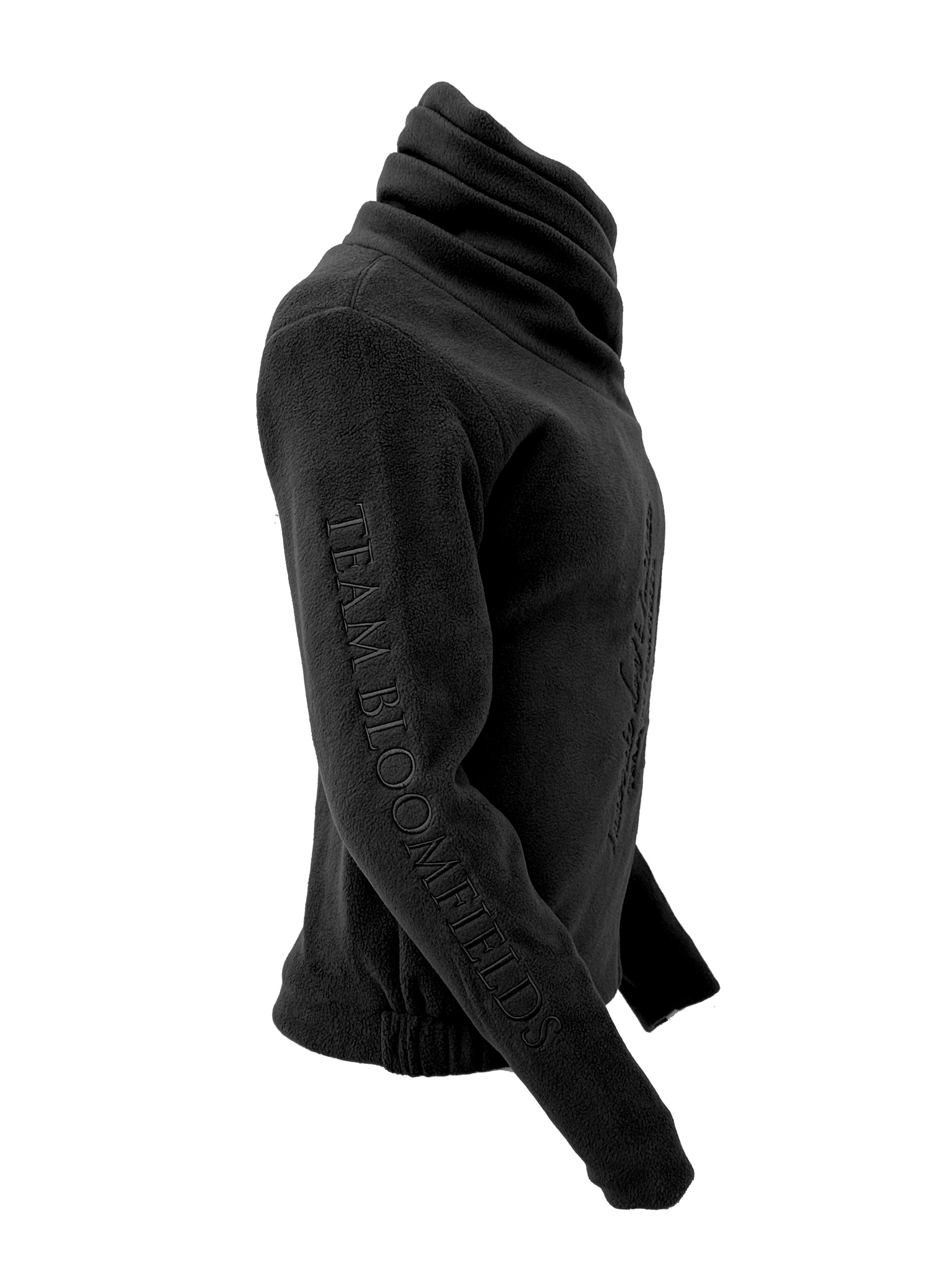 Kids Selena Black Fleece Jacket
