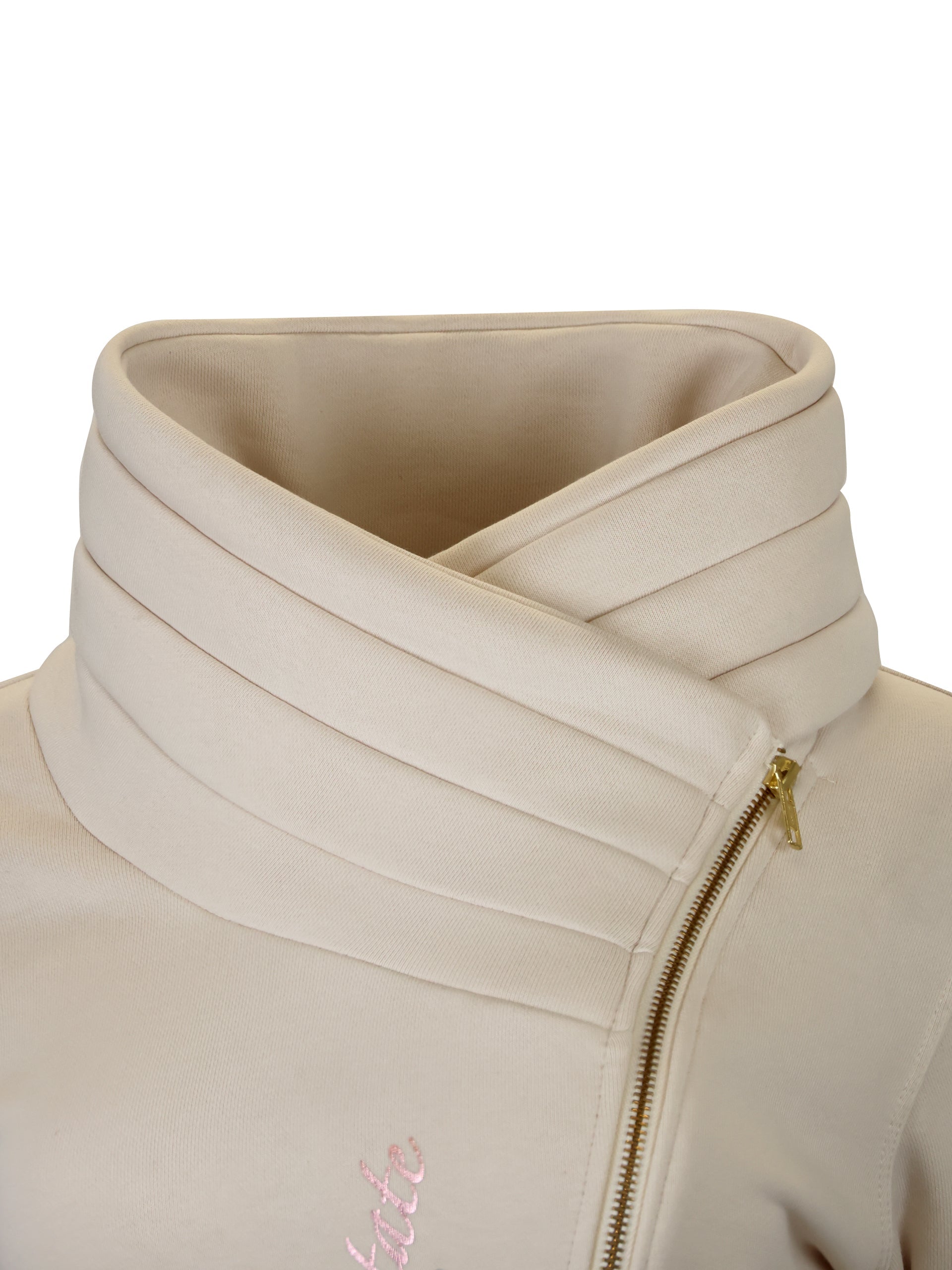 Kids Sabrina Winter White Ruffle Collar Top