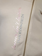 Sabrina Winter White & Rose Gold Ruffle Collar Top
