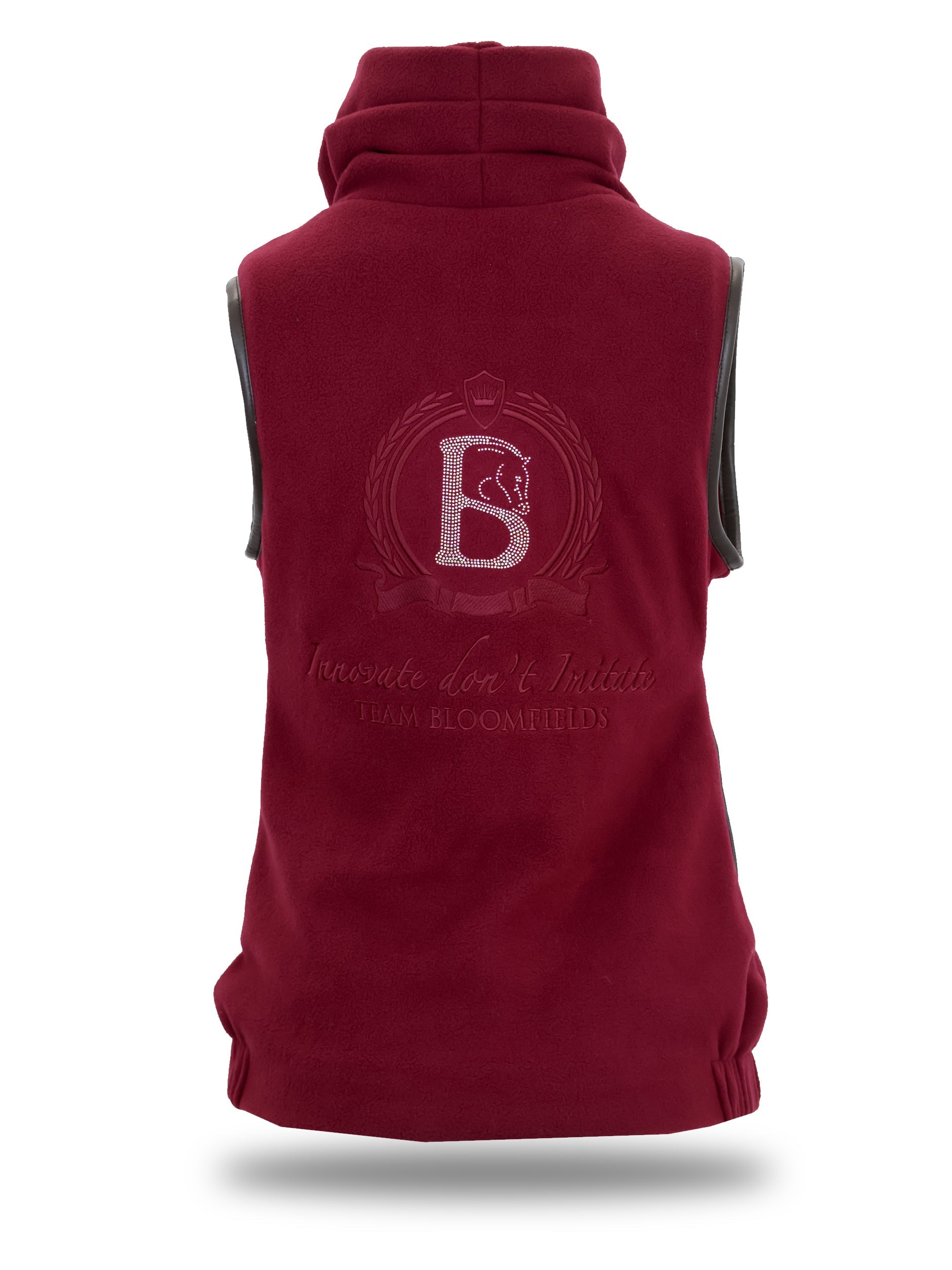 Kids Sienna Mulberry Country Fleece Gilet