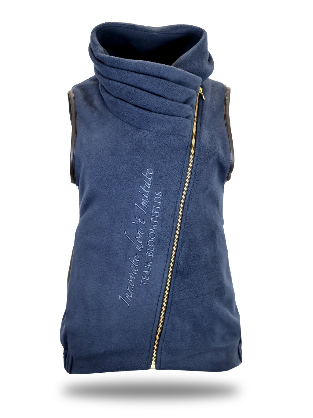Kids Sienna Navy Country Fleece Gilet