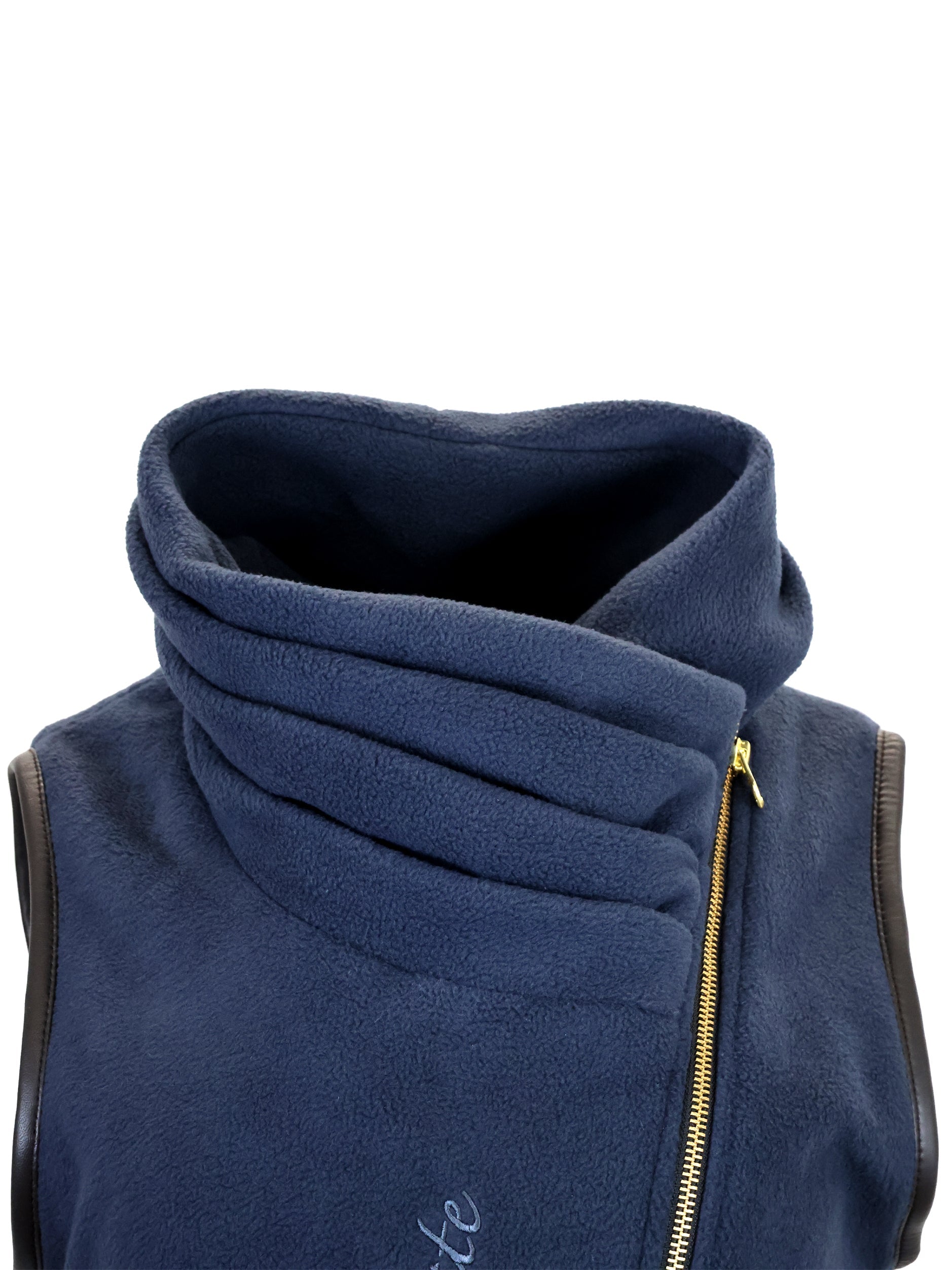 Kids Sienna Navy Country Fleece Gilet