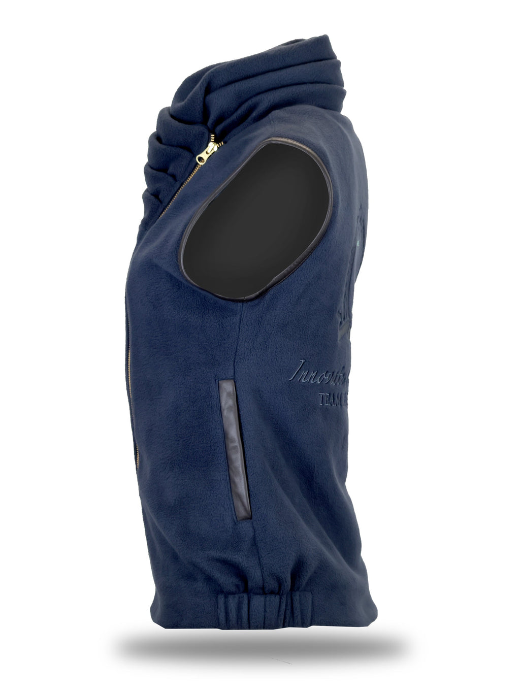 Kids Sienna Navy Country Fleece Gilet