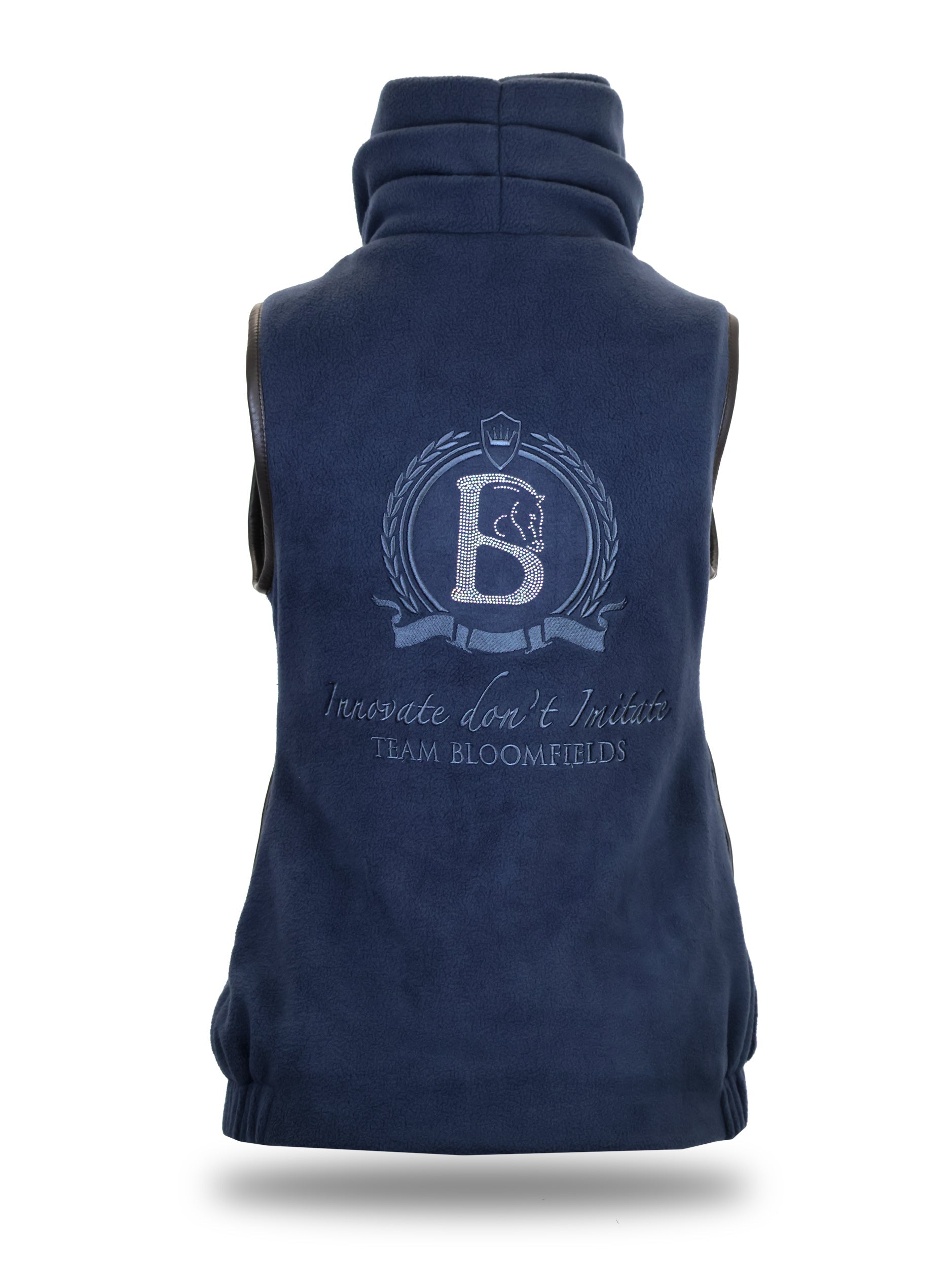 Sienna Country Fleece Navy Gilet