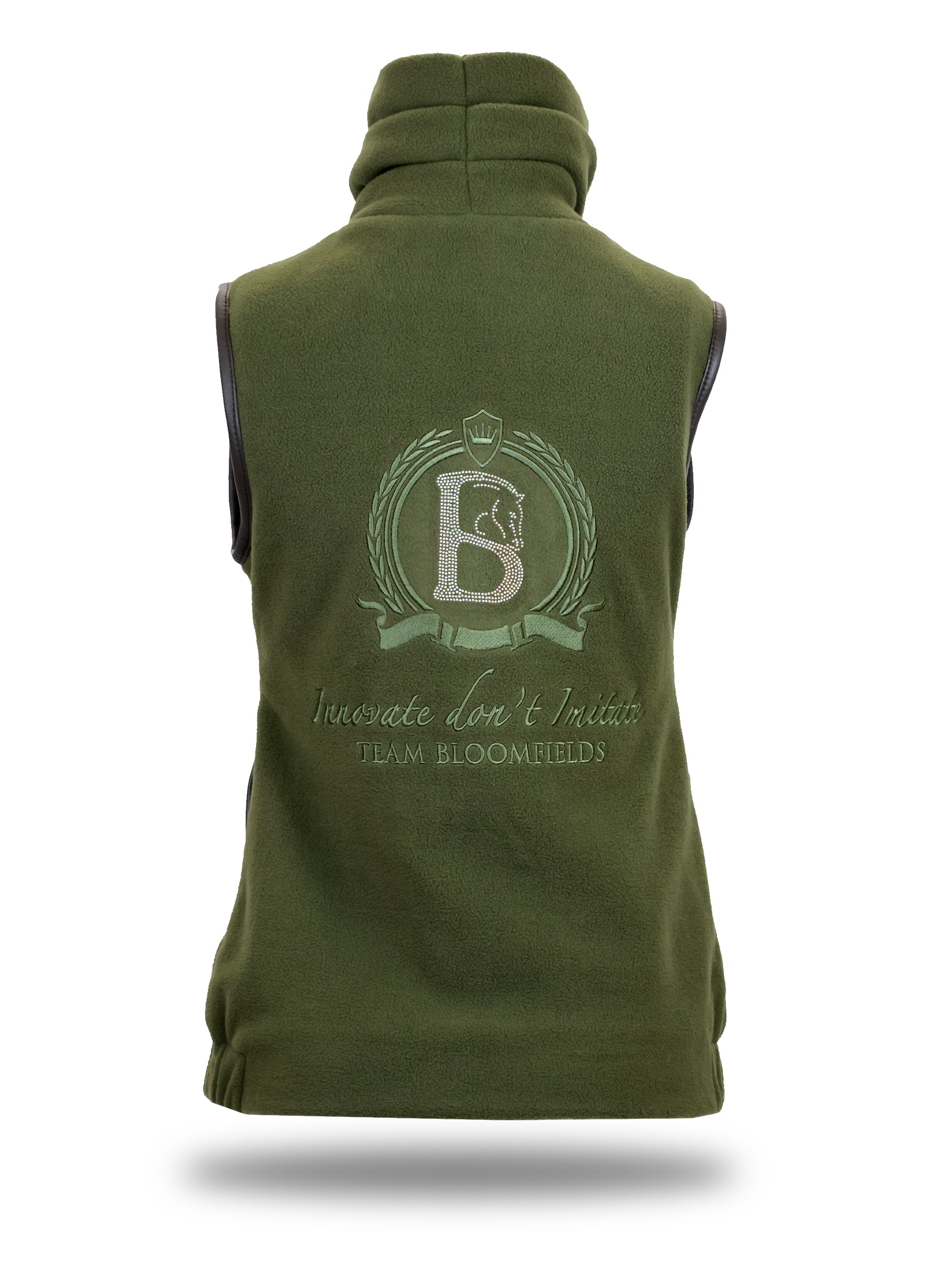 Sienna Country Fleece Olive Gilet