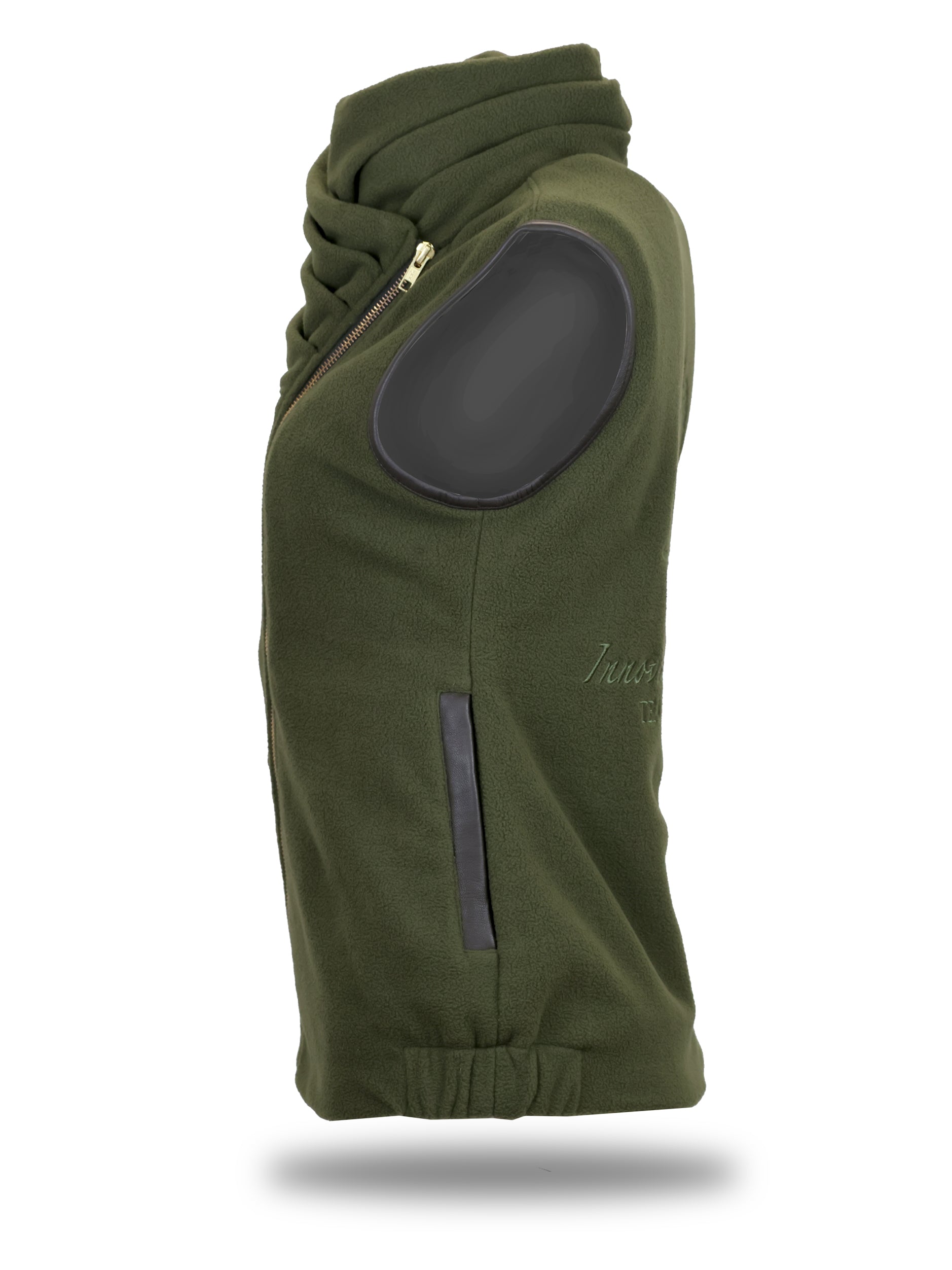 Sienna Country Fleece Olive Gilet