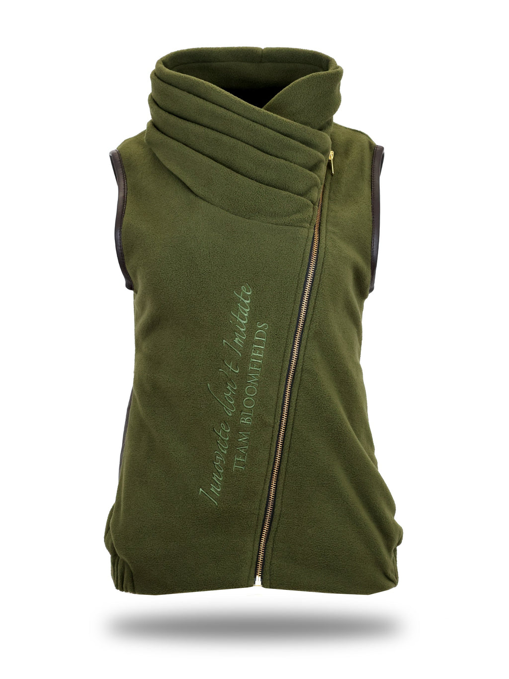 Kids Sienna Olive Country Fleece Gilet