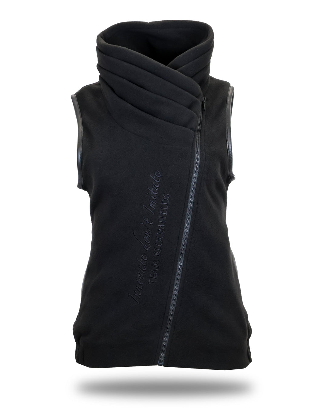 Sienna Country Fleece Black Gilet