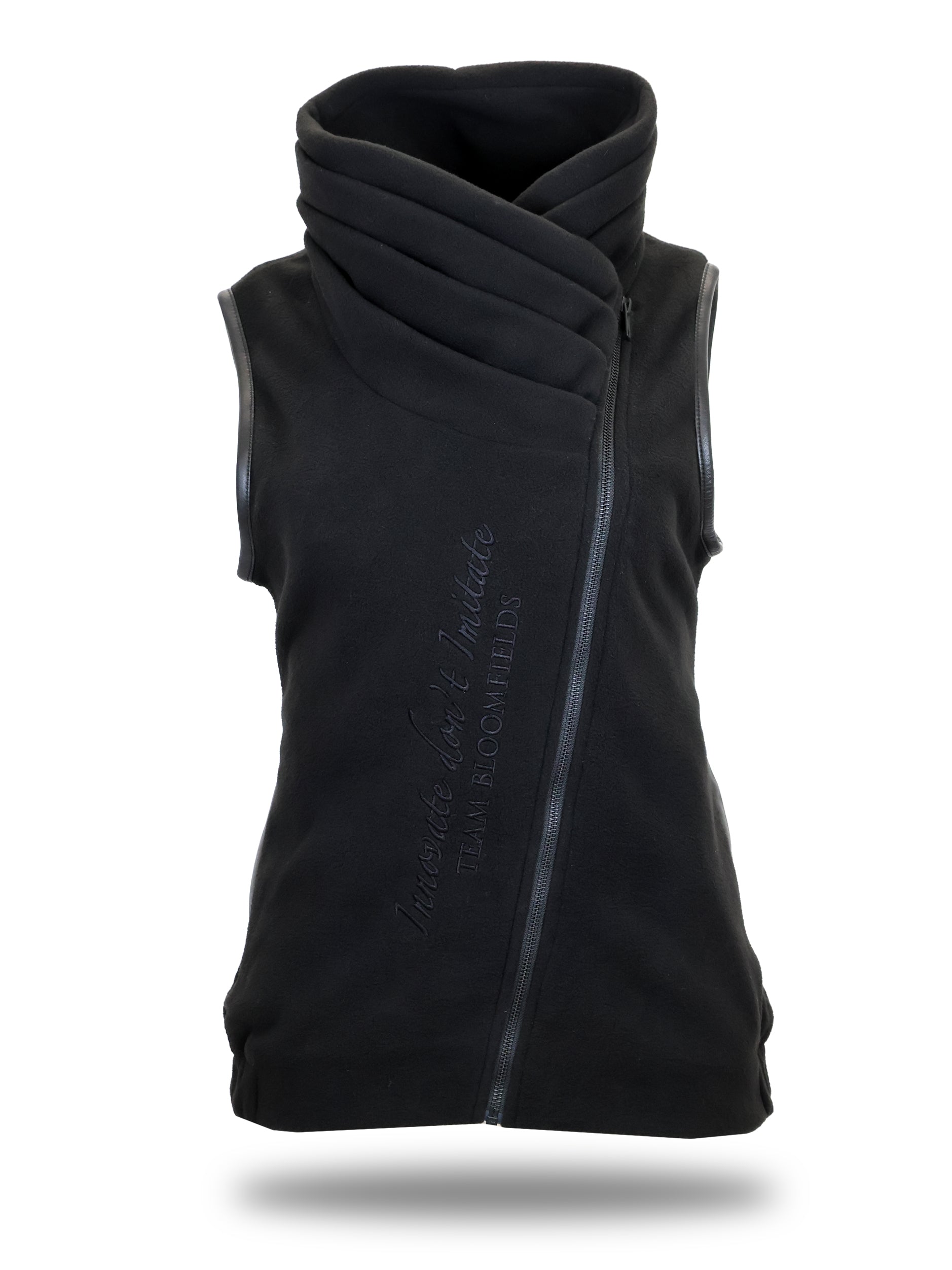 Sienna Country Fleece Black Gilet