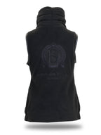 Sienna Country Fleece Black Gilet