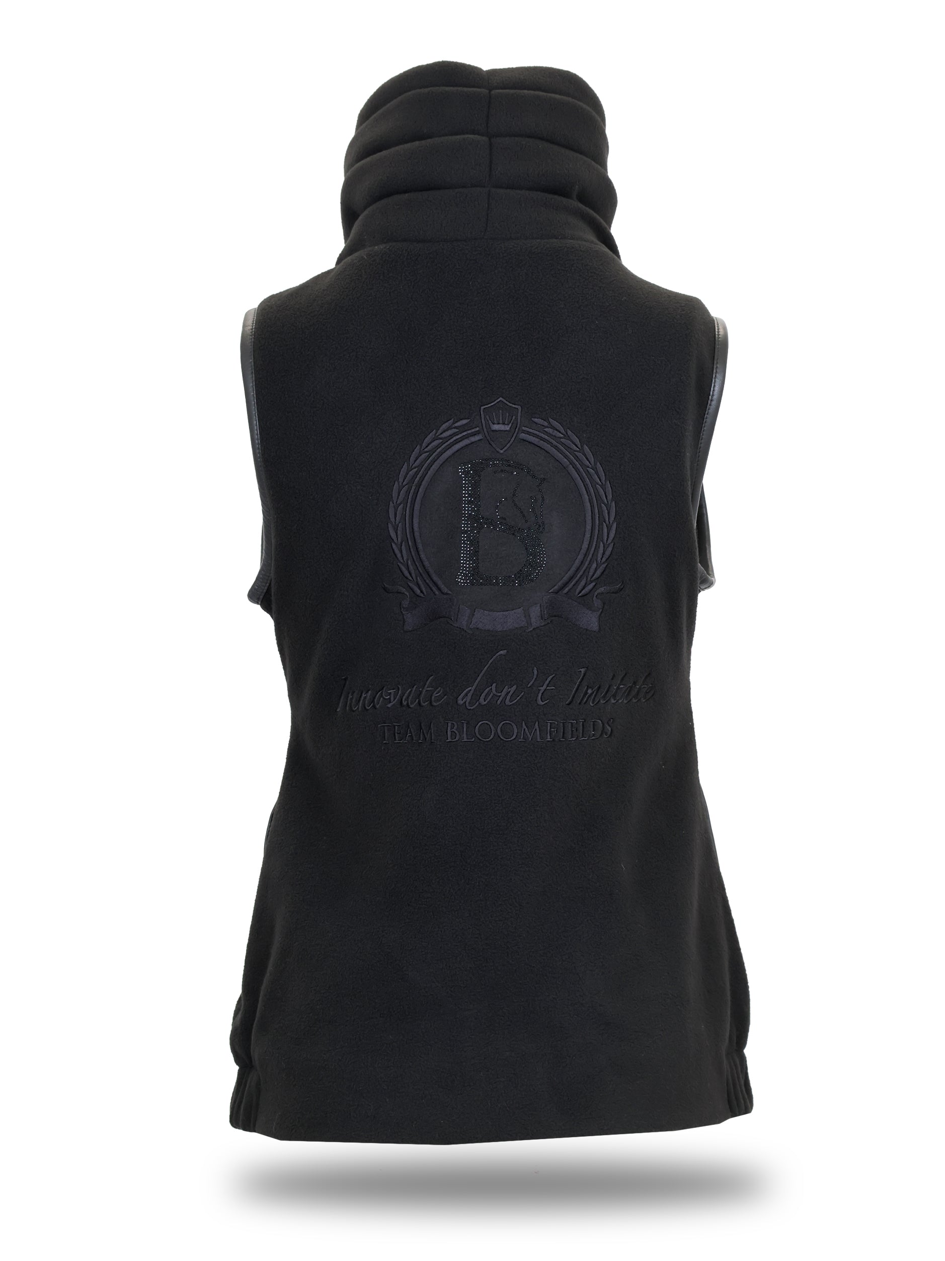 Sienna Country Fleece Black Gilet