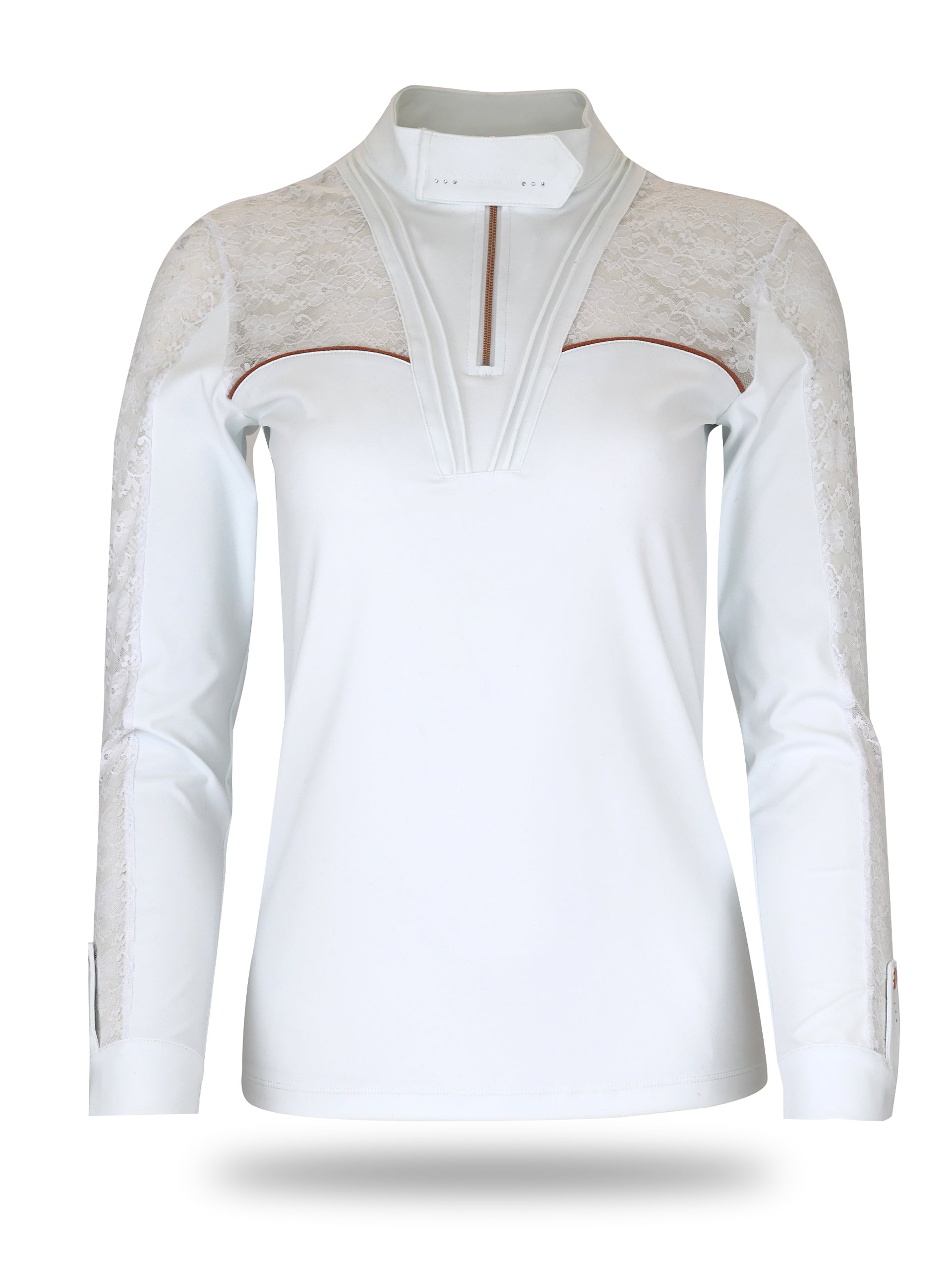 Sophia White Lace Show Shirt