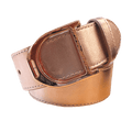 Stirrup Leather Belt 35mm - Rose Gold