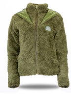Kids Taggie Olive Double Collar Teddybear Fleece