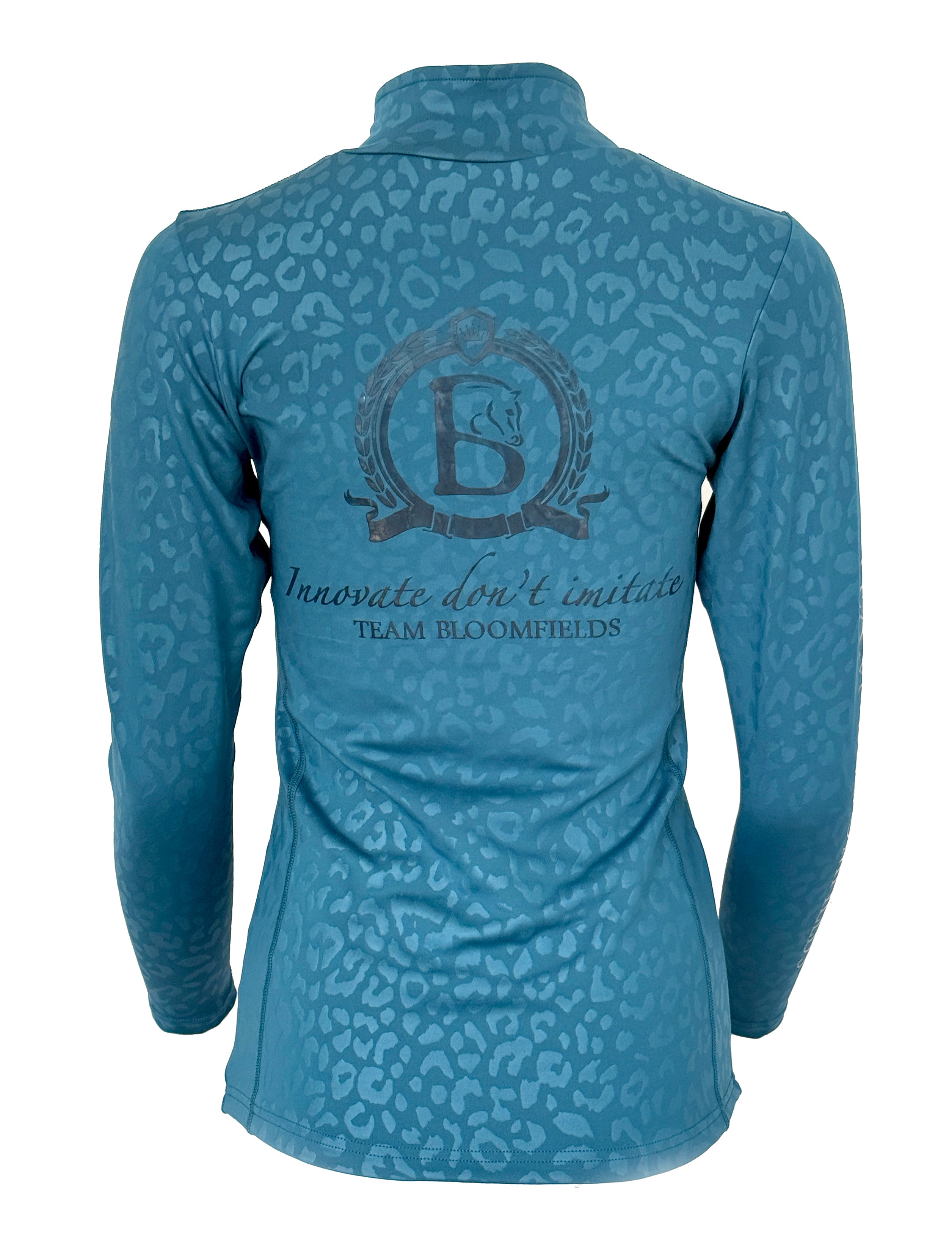 Leonora Peacock Leopard Print Base Layer With Long Sleeves
