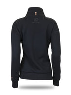 Vanessa V Neck Top In Black & Rose Gold