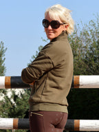 Vanessa V Neck Top In Olive