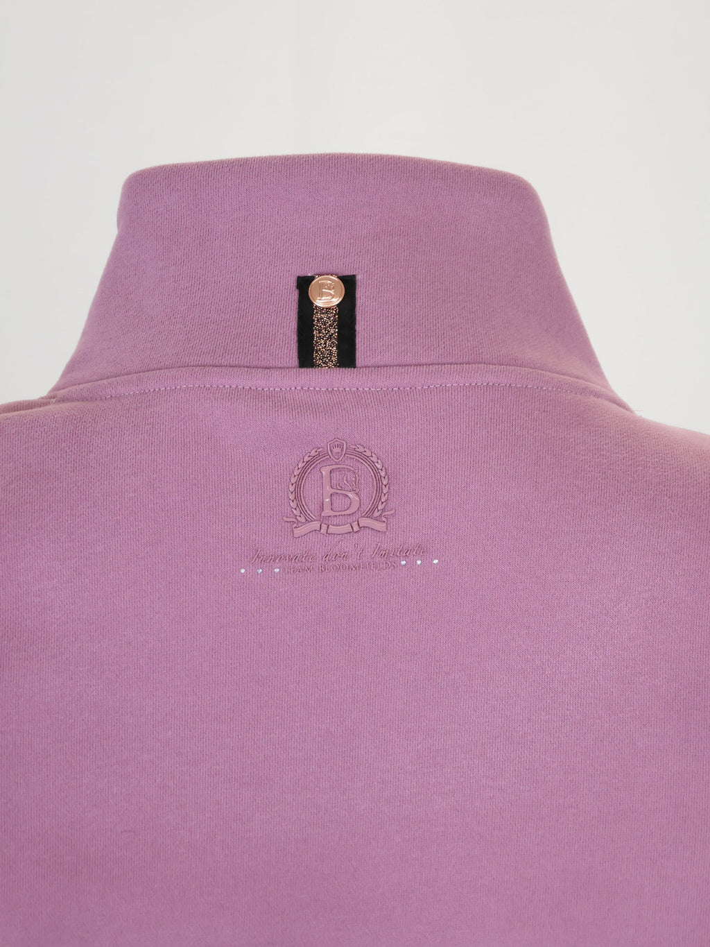 Vanessa V Neck Top In Tri-Colour Pink, Cream & Grey