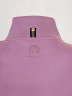 Vanessa V Neck Top In Tri-Colour Pink, Cream & Grey