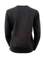 Summer Black & Black Rhinestones Crew Neck Top