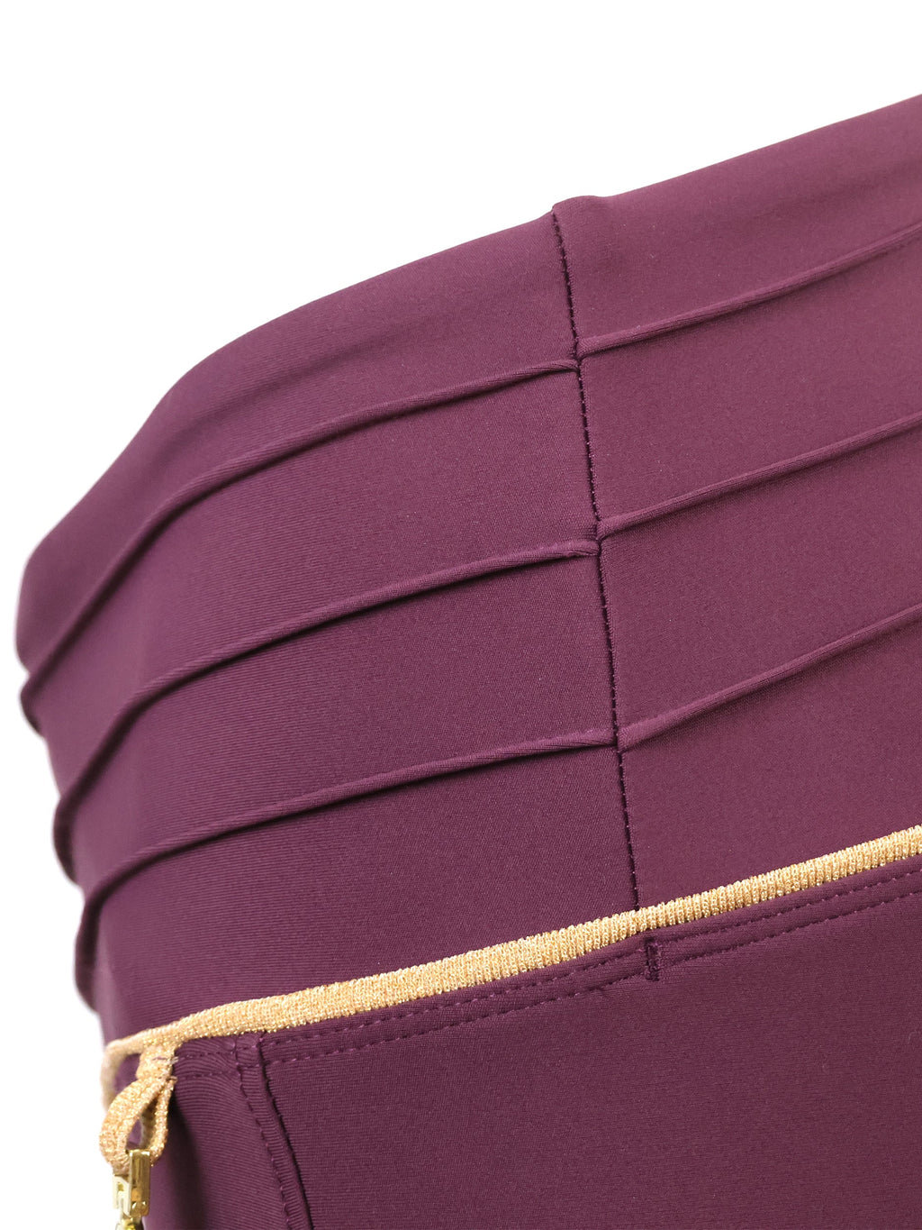 Kids Maya Mulberry Pleated Leggings