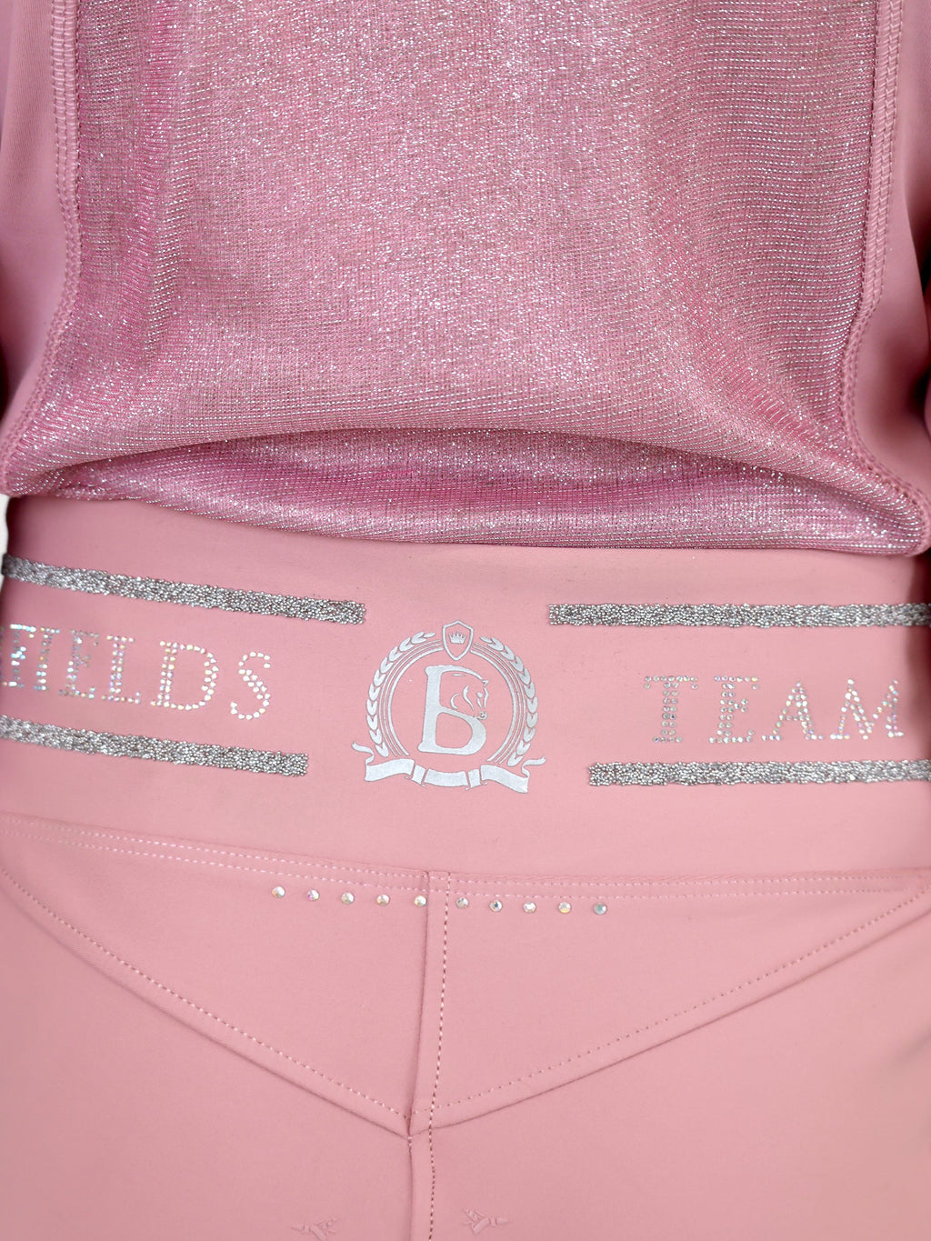 Kids Glimmer Pink Base Layer With Short Sleeves