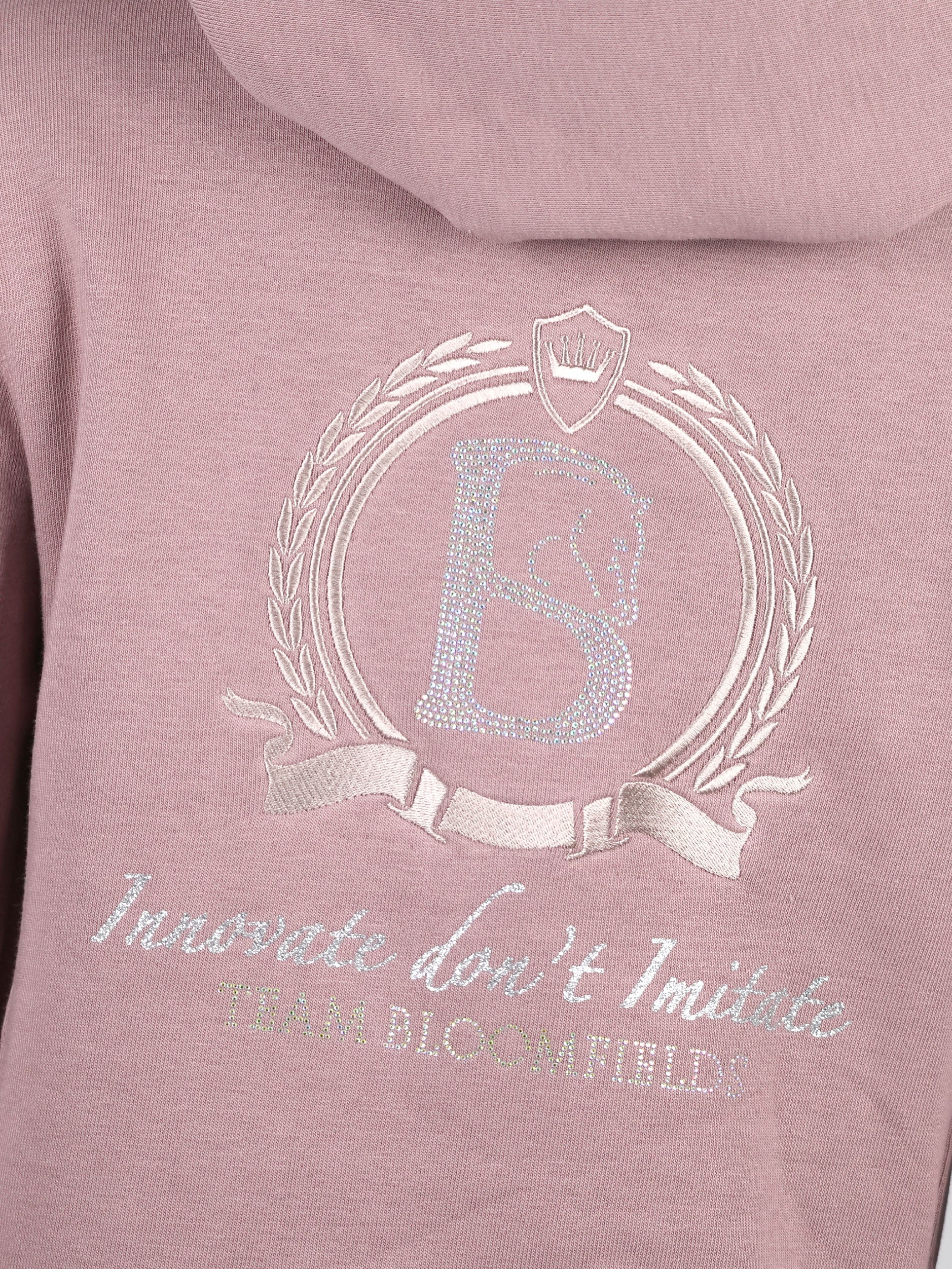 Amelia Heather Cross Necked Hoodie
