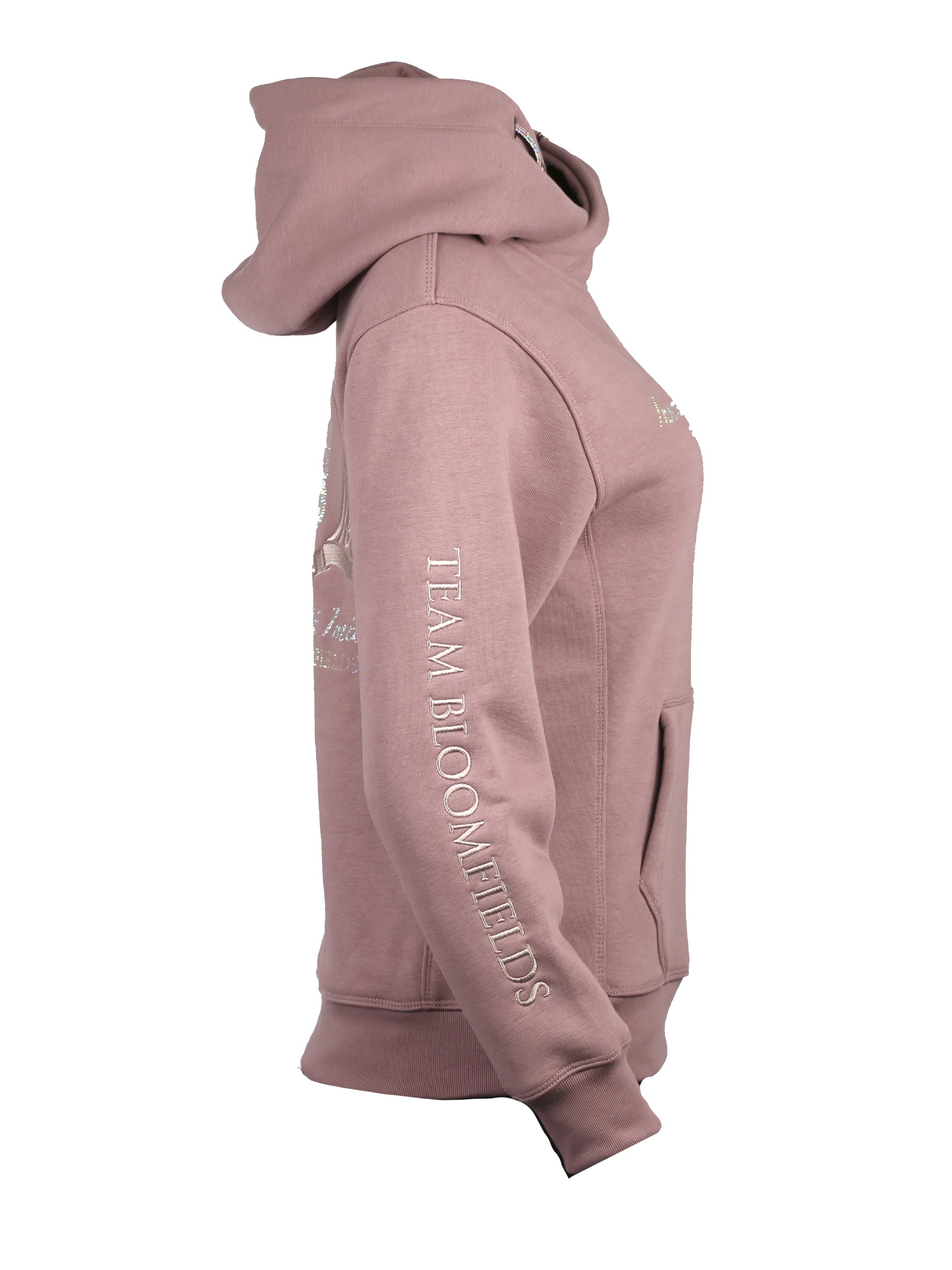 Amelia Heather Cross Necked Hoodie