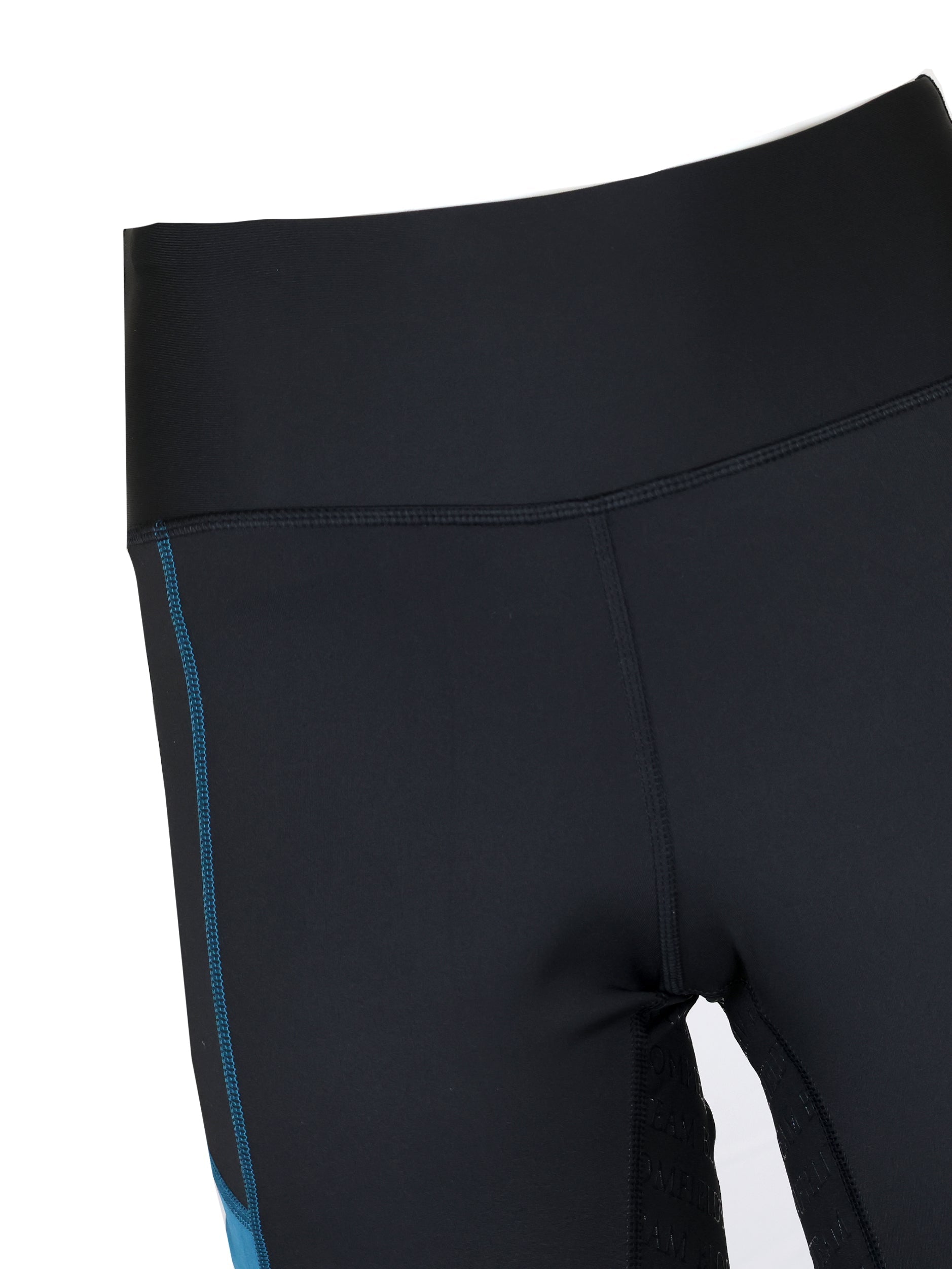 Kids Leonora Black & Peacock Leggings
