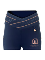 Kids Celeste Navy Crystal leggings