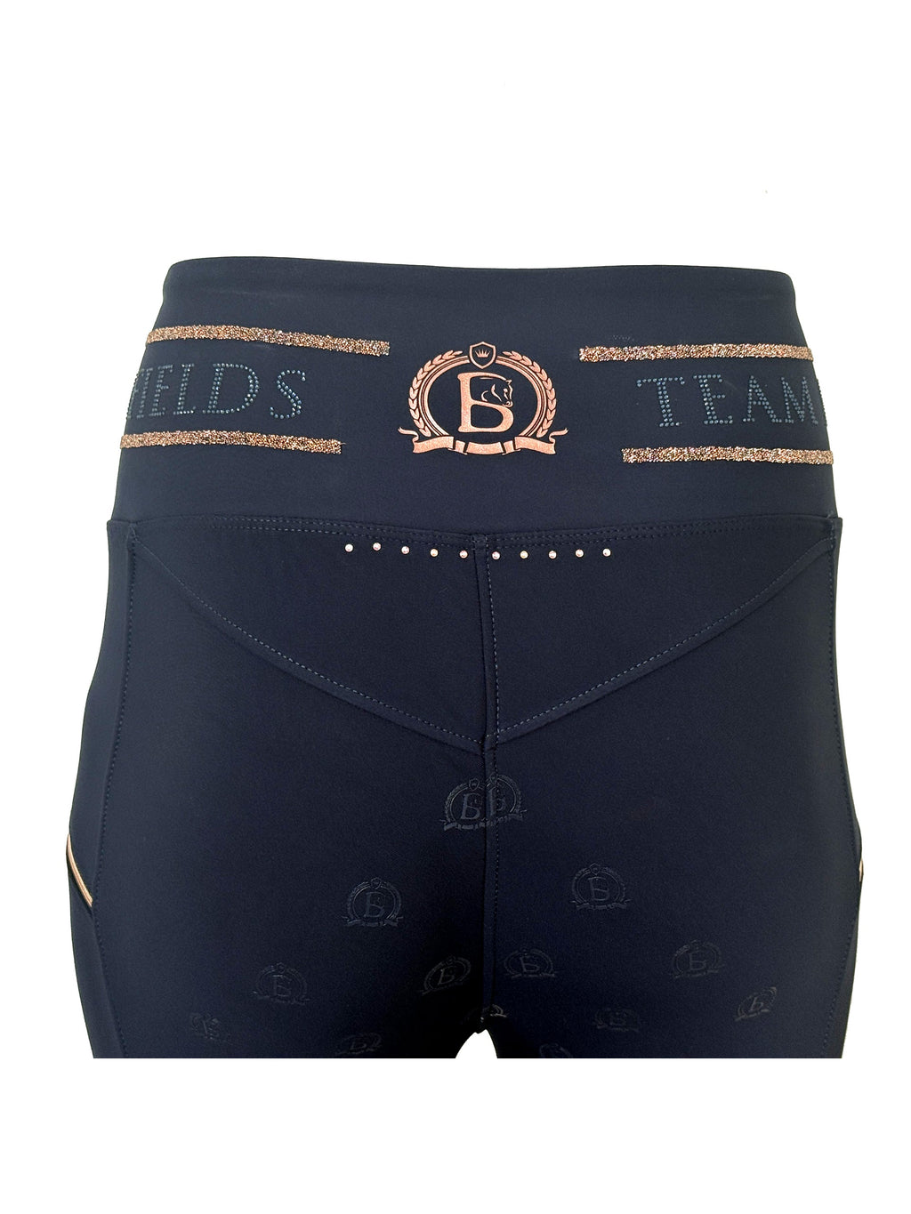 Celeste Navy Crystal Leggings