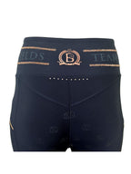 Celeste Navy Crystal Leggings