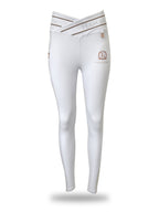 Kids Celeste White Crystal leggings