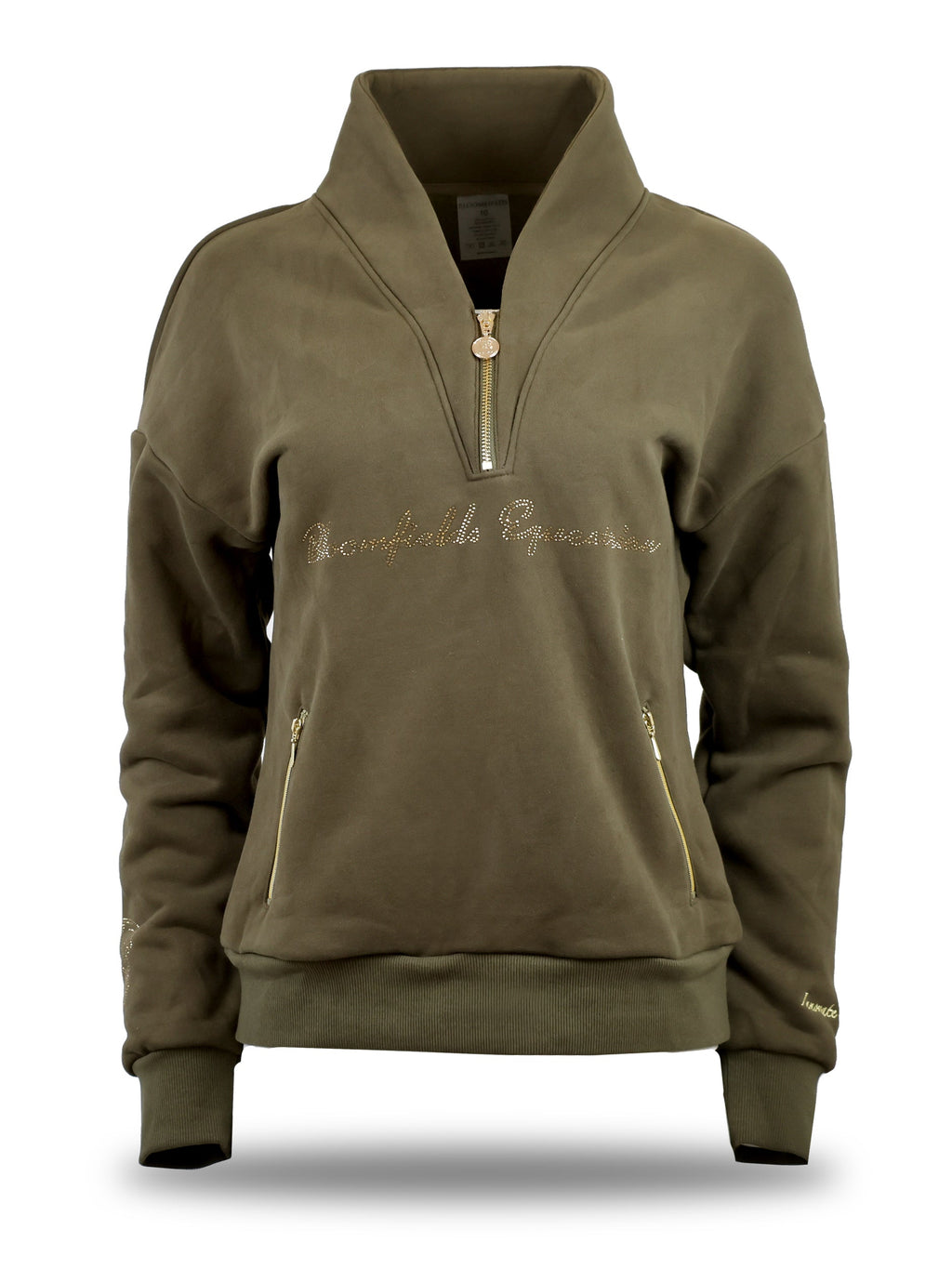 Vanessa V Neck Top In Olive