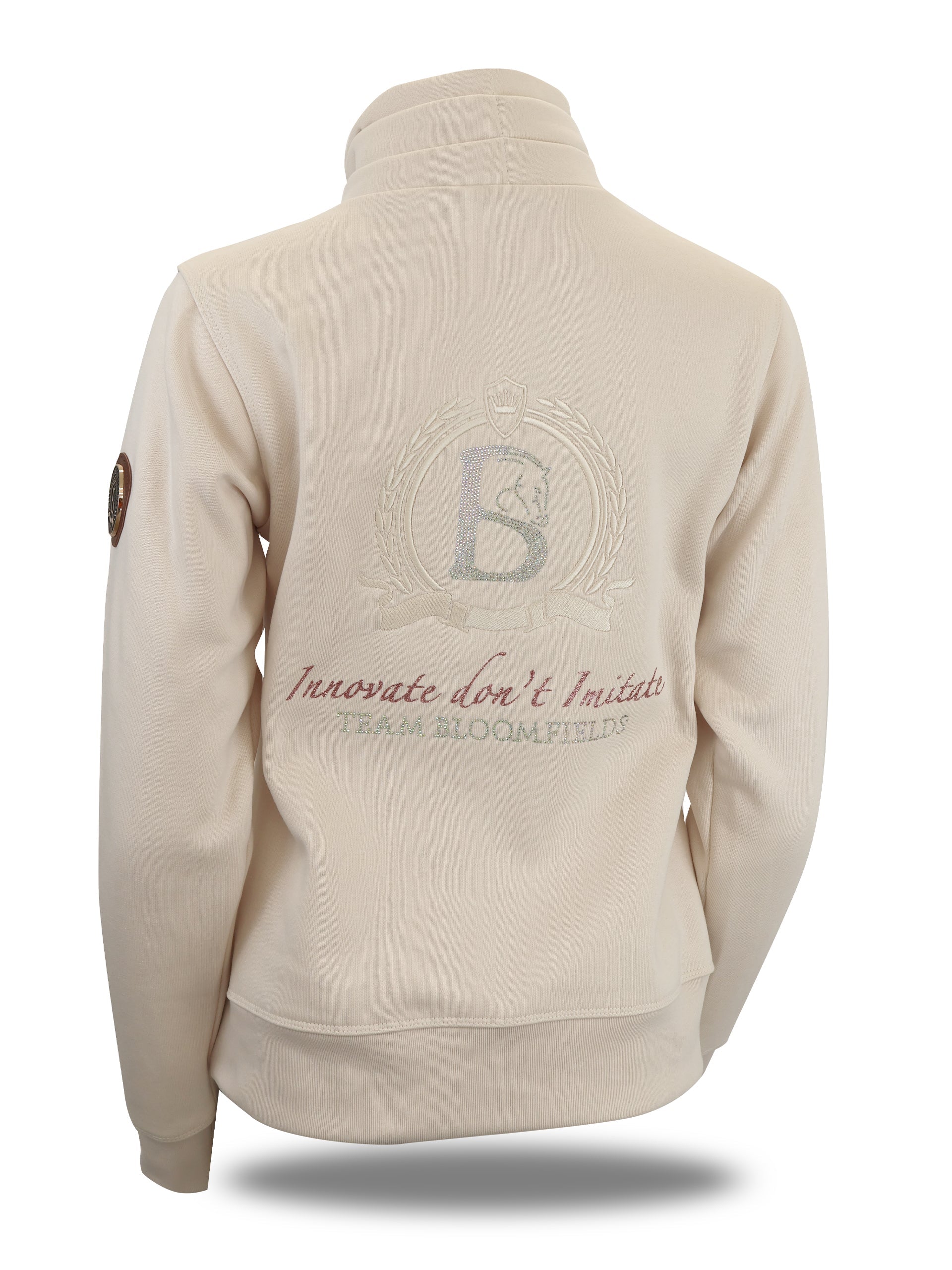Kids Sade in Winter White with Quarter Zip Top